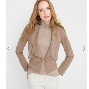 WHBM suede jacket SZ S